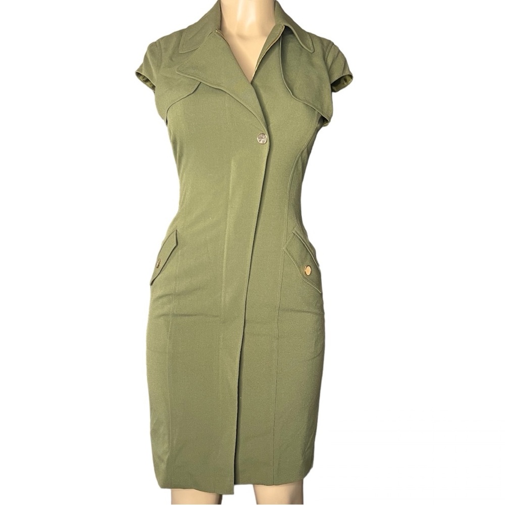 Calvin Klein Army green dress